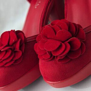 Red Dancing Heels, Patricia by Spring Step, vegan, size 38